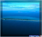 Вид на остров Pamalican (Филиппины) с высоты птичьего полета
