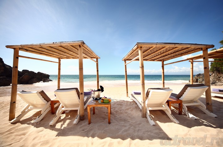 Пляж. Отель Ayana Resort and Spa Bali, Джимбаран, о. Бали, Индонезия
