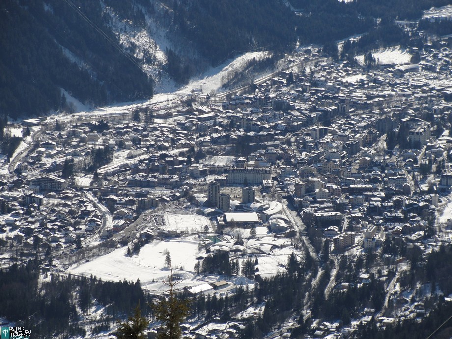Шамони — довольно большой городок. Поездка в Chamonix Mont-Blanc