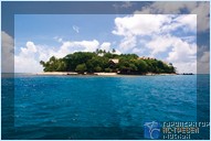 Общий вид острова. Отель Royal Davui Island, Фиджи