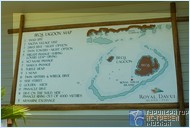 Карта дайв-сайтов. Отель Royal Davui Island, Фиджи