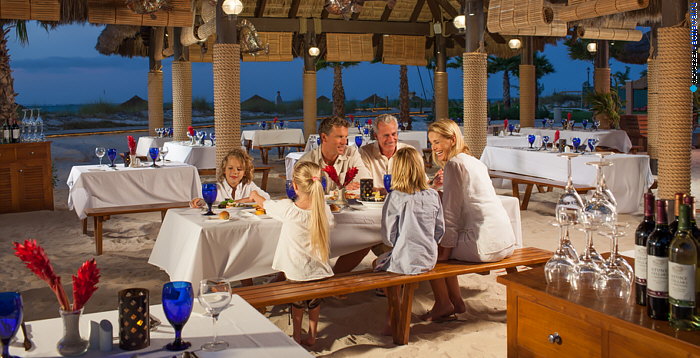 Ресторан Barefoot by the Sea отеля Beaches Turks & Caicos
