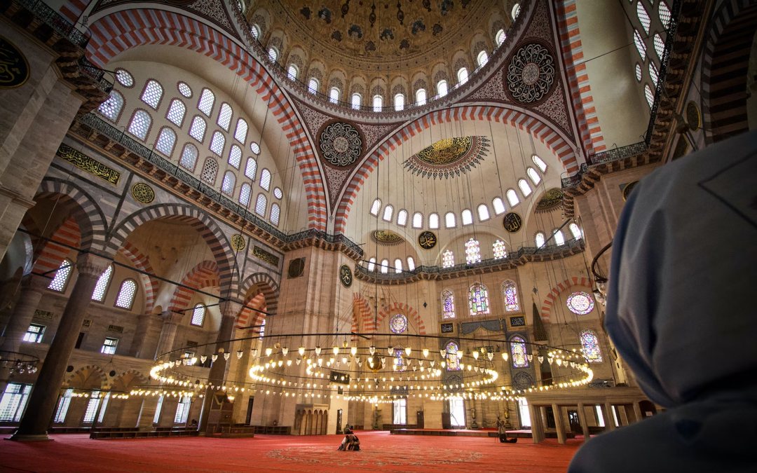 Интерьер Голубой мечети