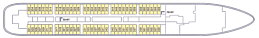 Схема палубы D круизного парусника Club Med 2