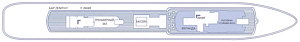 Схема палубы G круизного парусника Club Med 2