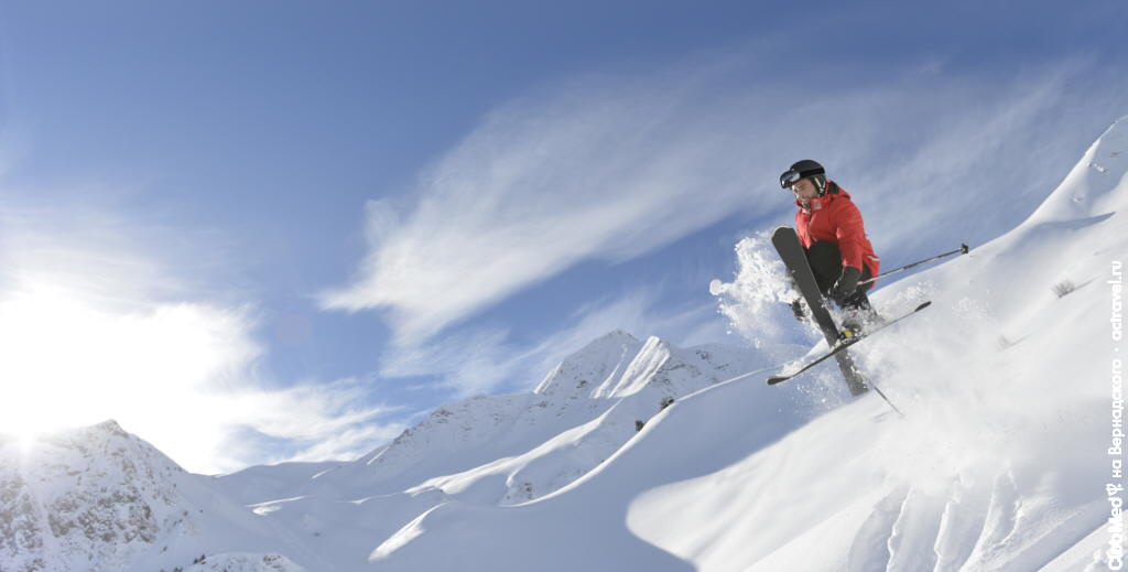 Горные лыжи на курорте La Plagne 2100
