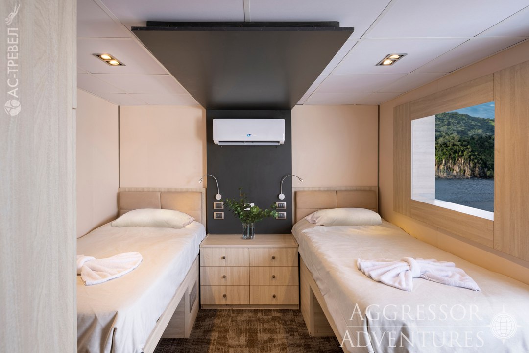 Каюта яхты Cocos Island Aggressor