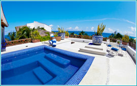 Номер Penthouse Passion Suite с персональным бассейном в отеле Desire Pearl Resort & SPA, Ривьера-Майя, Мексика