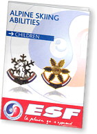 Детский сертификат горнолыжной школы ESF