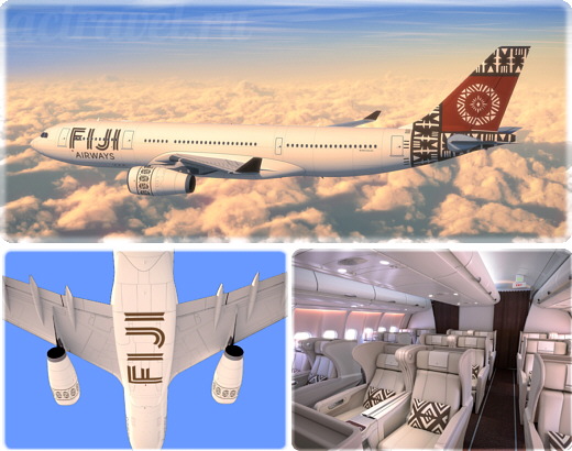 Оформление самолетов Fiji Airways