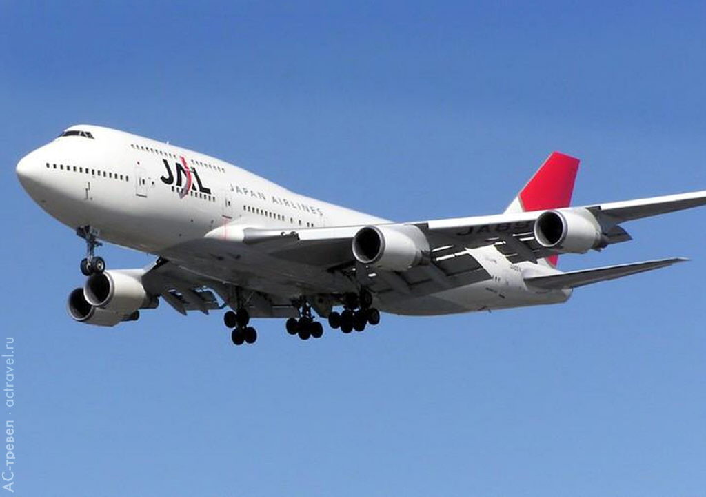 Boeing 747-400 японской авиакомпании JAL
