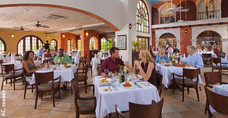 Ресторан североитальянской кухни The Venetian в отеле Beaches Ocho Rios