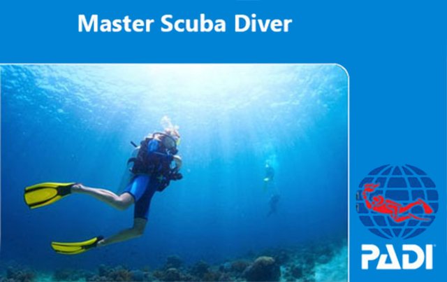  PADI Master Scuba Diver