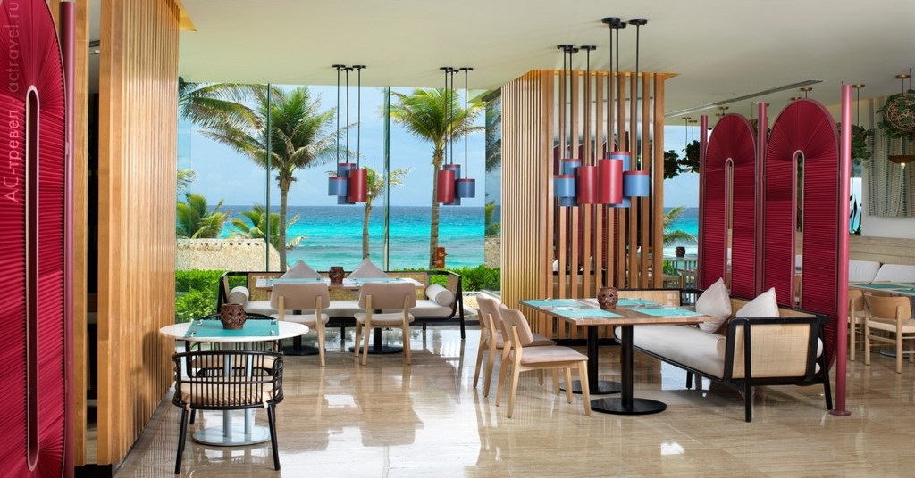 Ресторан в отеле Paradisus Cancún