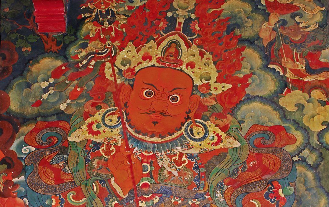 Потала, буддистская живопись