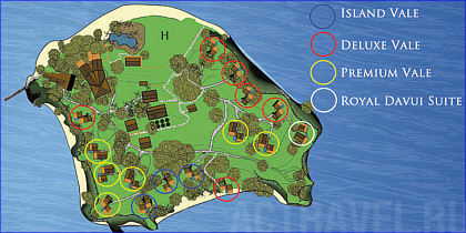 Карта Royal Davui Island