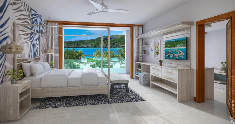  Sunchi One Bedroom Beachfront Butler Suite   Sandals Royal Curaçao