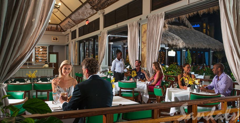 Ресторан Cucina Romana отеля Sandals Grenada