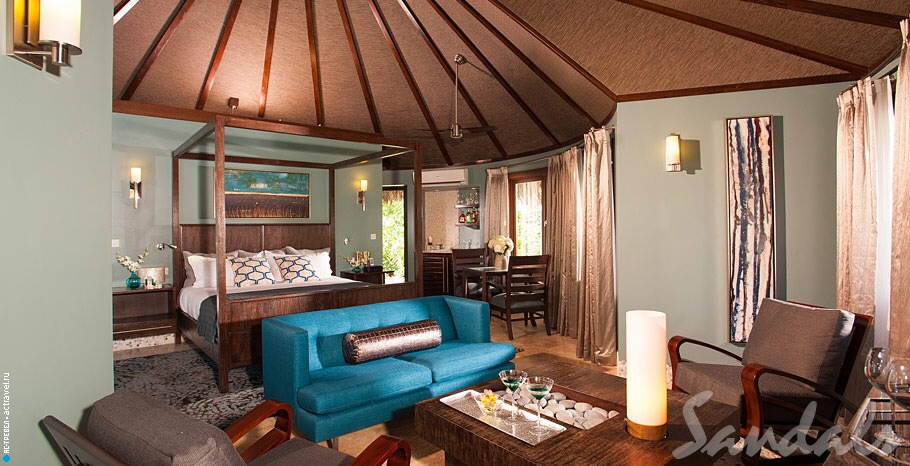 Номер South Seas Grande Rondoval Butler Suite with Private Pool Sanctuary в отеле Sandals Grenada