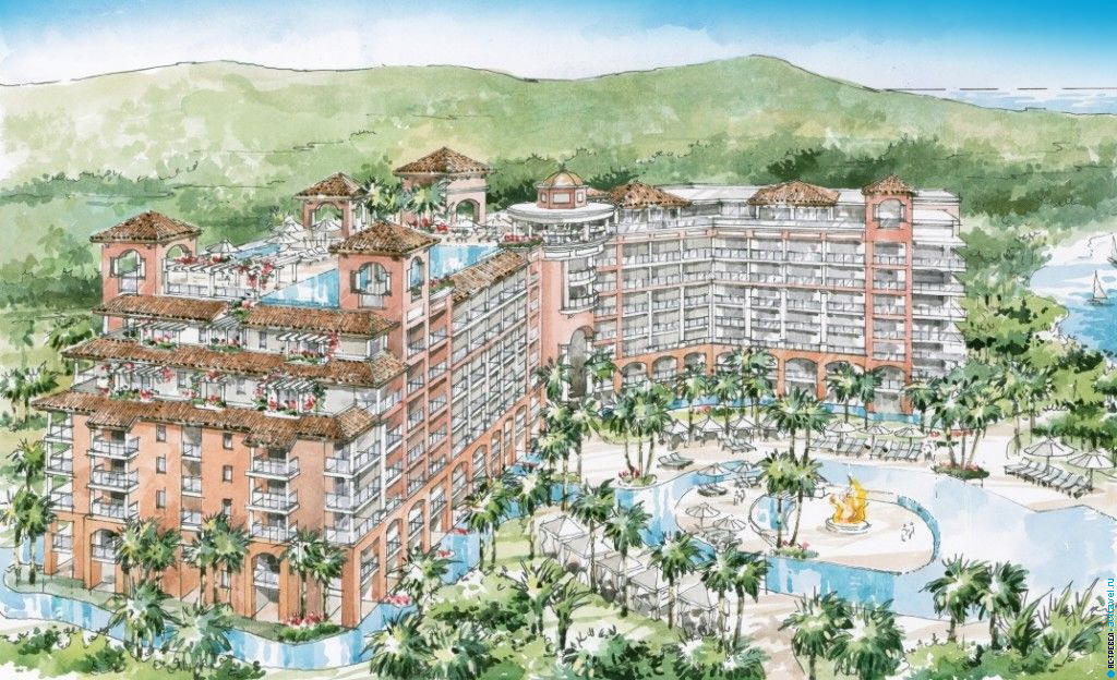 Проект нового отеля Sandals на Сент-Люсии — SandalsLa Source Saint Lucia