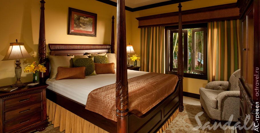Номер Butler Village Honeymoon Poolside One Bedroom Villa Suite в отеле Sandals Ochi