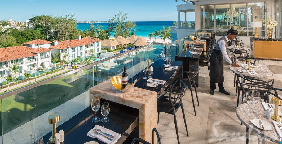 Ресторан La Parisienne отеля Sandals Royal Barbados