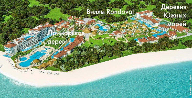 Схема отеля Sandals Royal Barbados