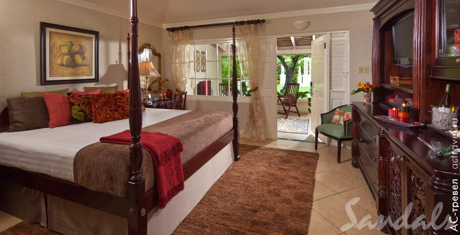 Номер Royal Sanctuary Grande Luxe в отеле Sandals Royal Caribbean