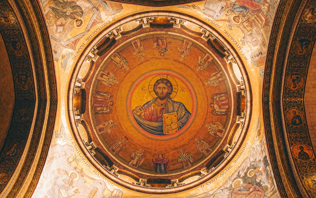 Купольная роспись — Христос Пантократор (Вседержитель)