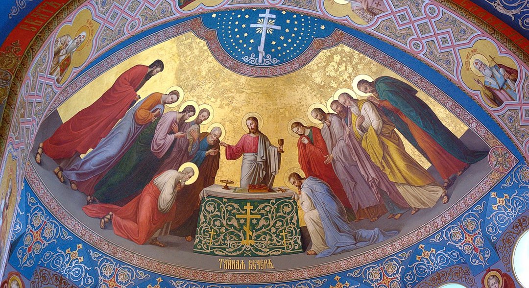 Интерьер Спасо-Преображенского собора Валаамского монастыря